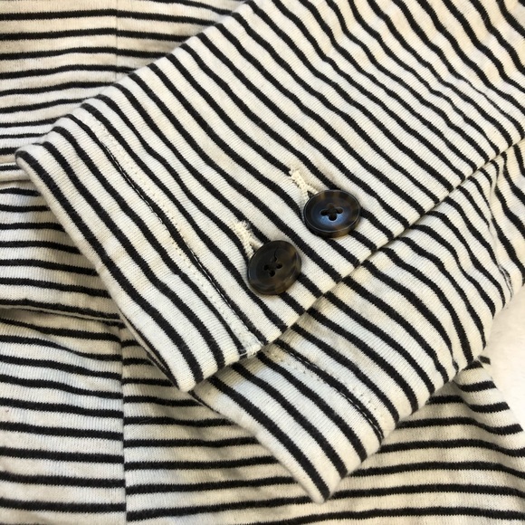 Banana Republic Ponte Knit Striped Blazer Size XL - Picture 5 of 8